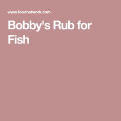 Bobby Fish